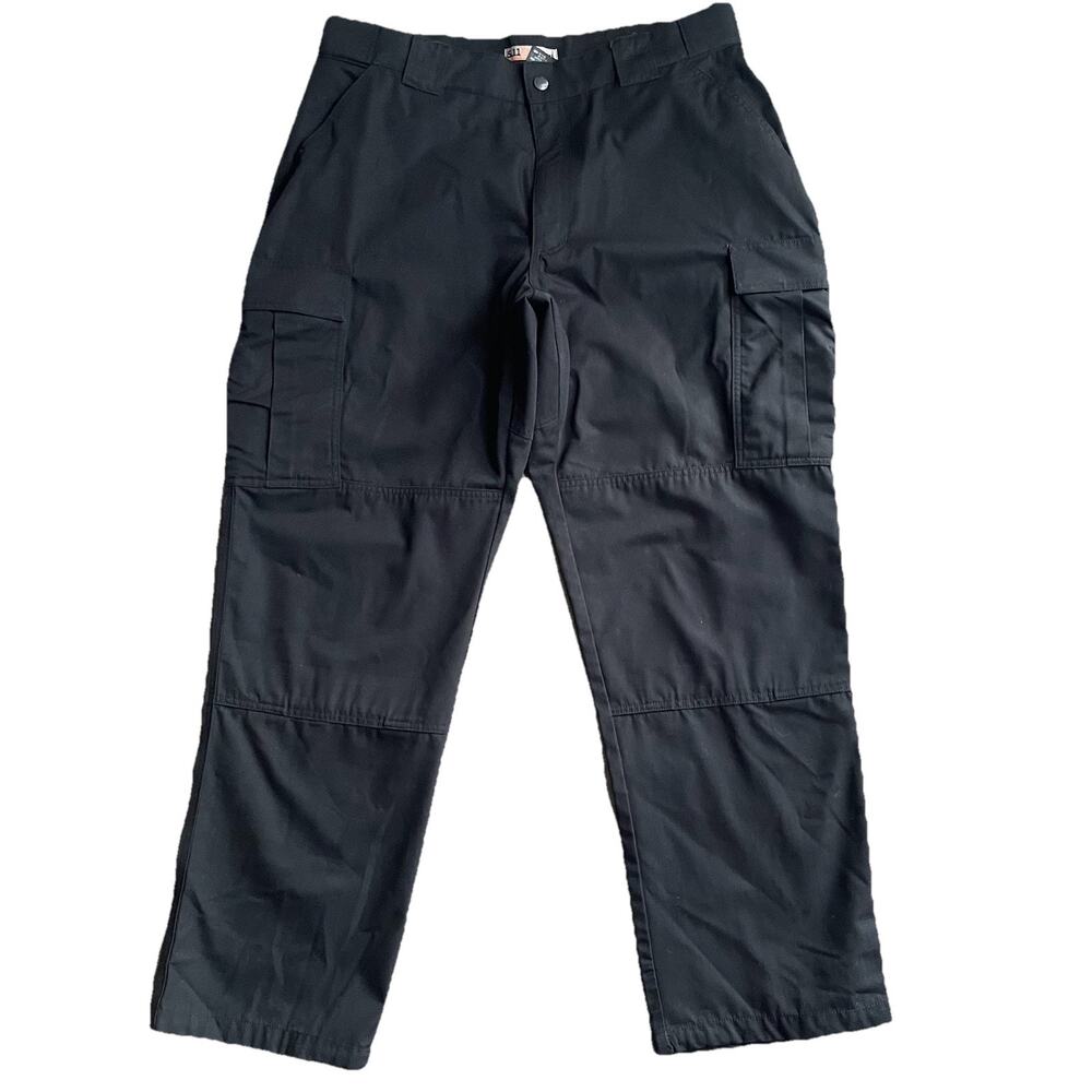 5.11 Tactical Relaxed Fit TDU Cargo‎ Pants Size XL Black Ripstop Workwear